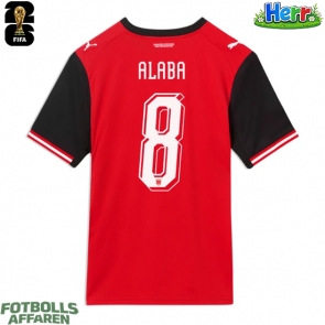 Österrike David Alaba #8 Hemmatröja VM 2026 Kortärmad